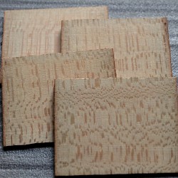 Some maple wood wedges for making bridges.